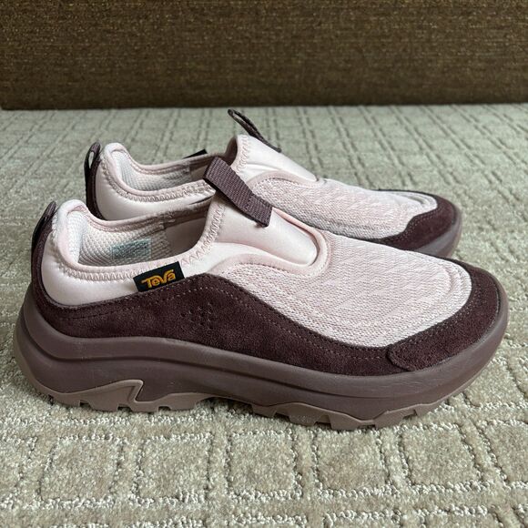 Teva Hurricane Daybreaker Slip On Shoe Women's 9 Deep mahogany/ Rose smoke EUC - Picture 1 of 7